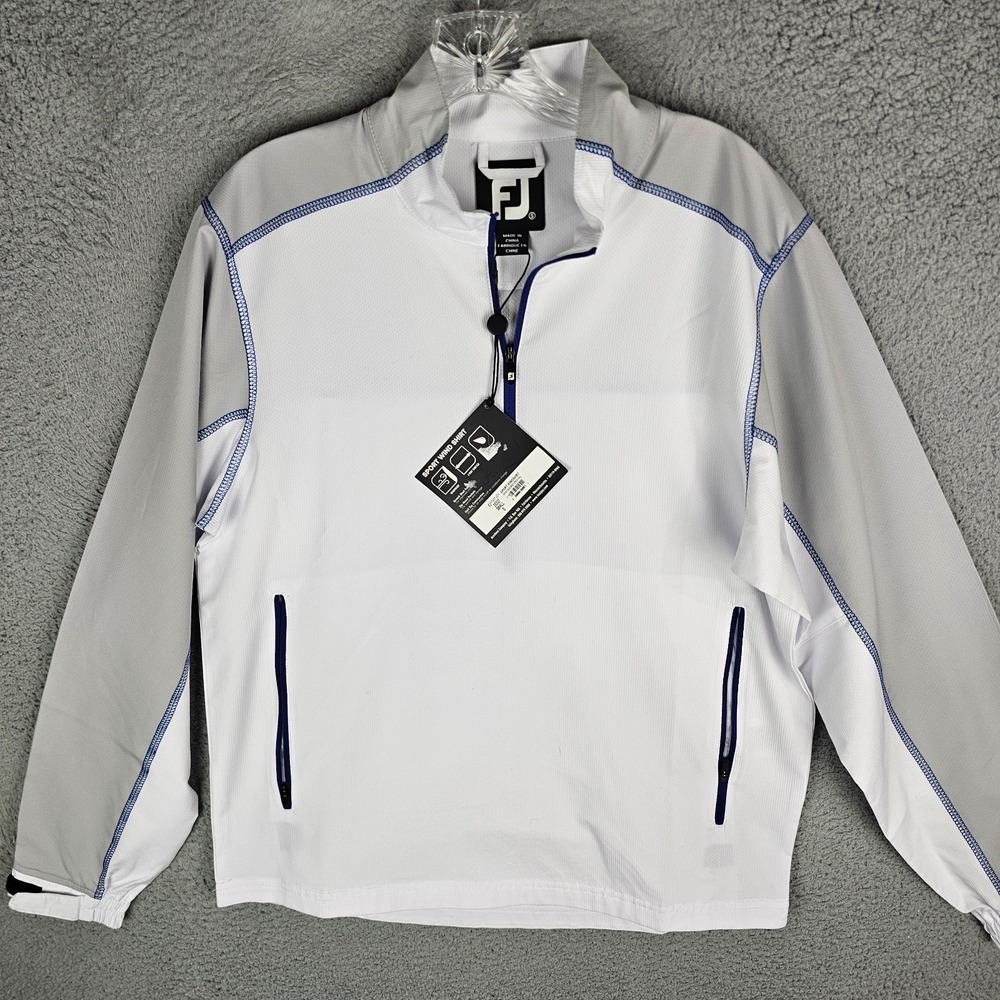 NWT FJ FootJoy Mens Long Sleeve Sport Windshirt Size‎ Small